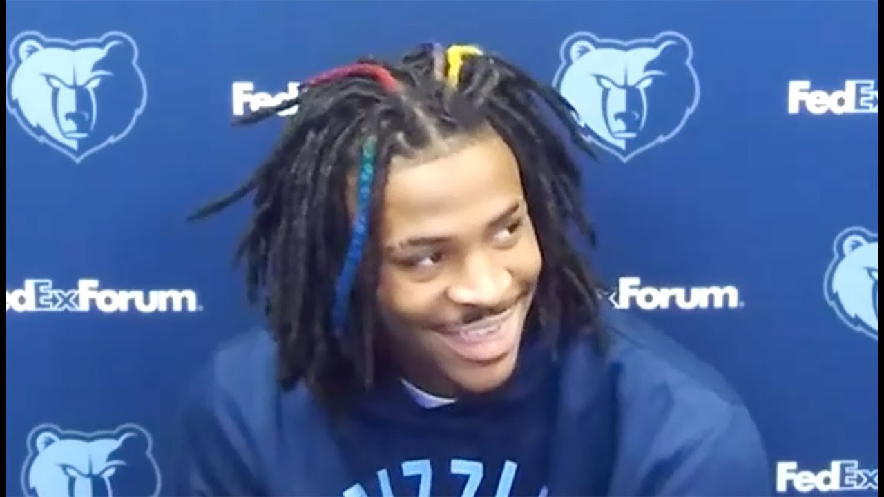 MEM@MIN: Ja Morant postgame 2.24.22 background