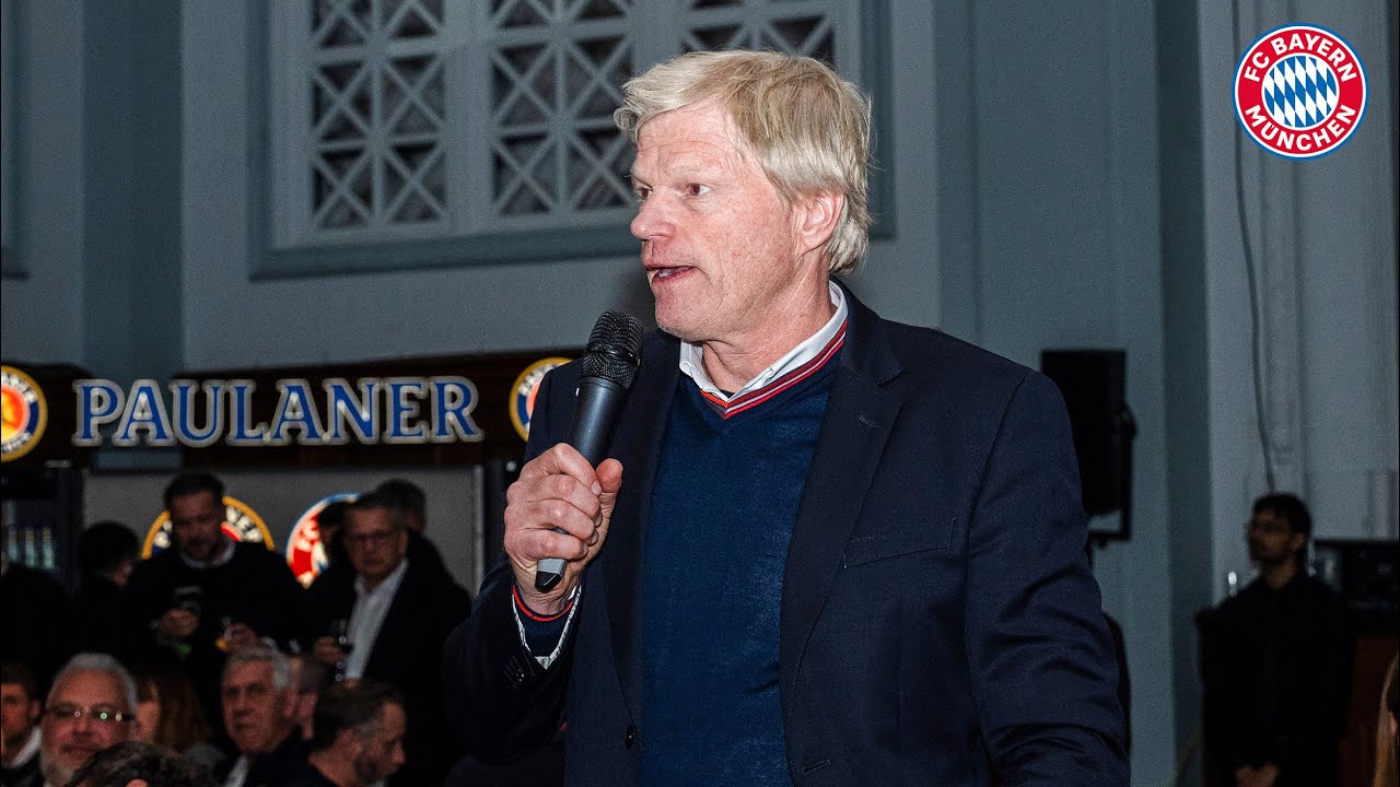 Oliver Kahn speech after our first leg defeat at Manchester City | Champions League background