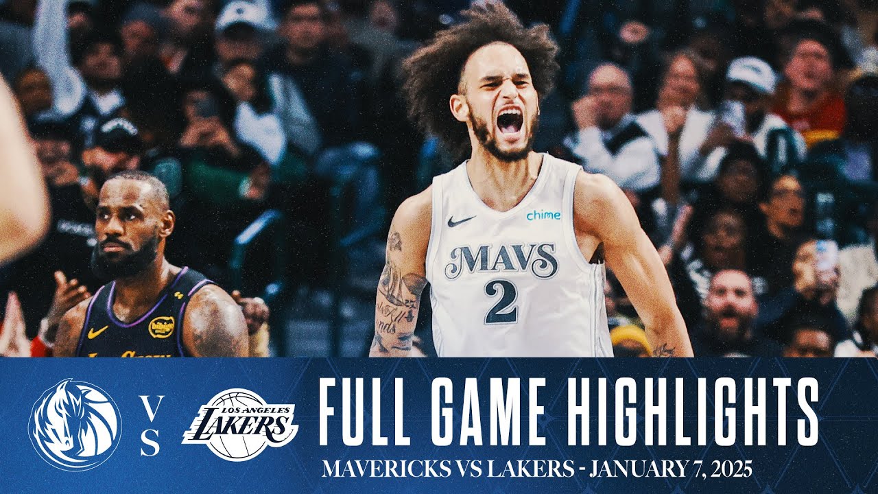 Dallas Mavericks Highlights vs. Los Angeles Lakers | January 7, 2025 background
