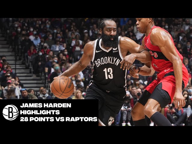 James Harden Highlights | 28 Points vs. Toronto Raptors background