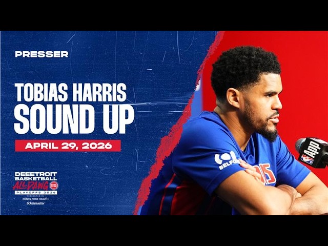 Post-Game Press Conference: Tobias Harris | Pistons vs. MagicΒ | 04.29.26