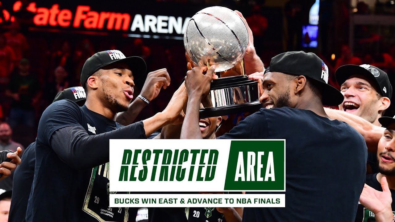 All-Access: Bucks Win East & Advance To NBA Finals | Exclusive Giannis & Khris Locker Room Footage background