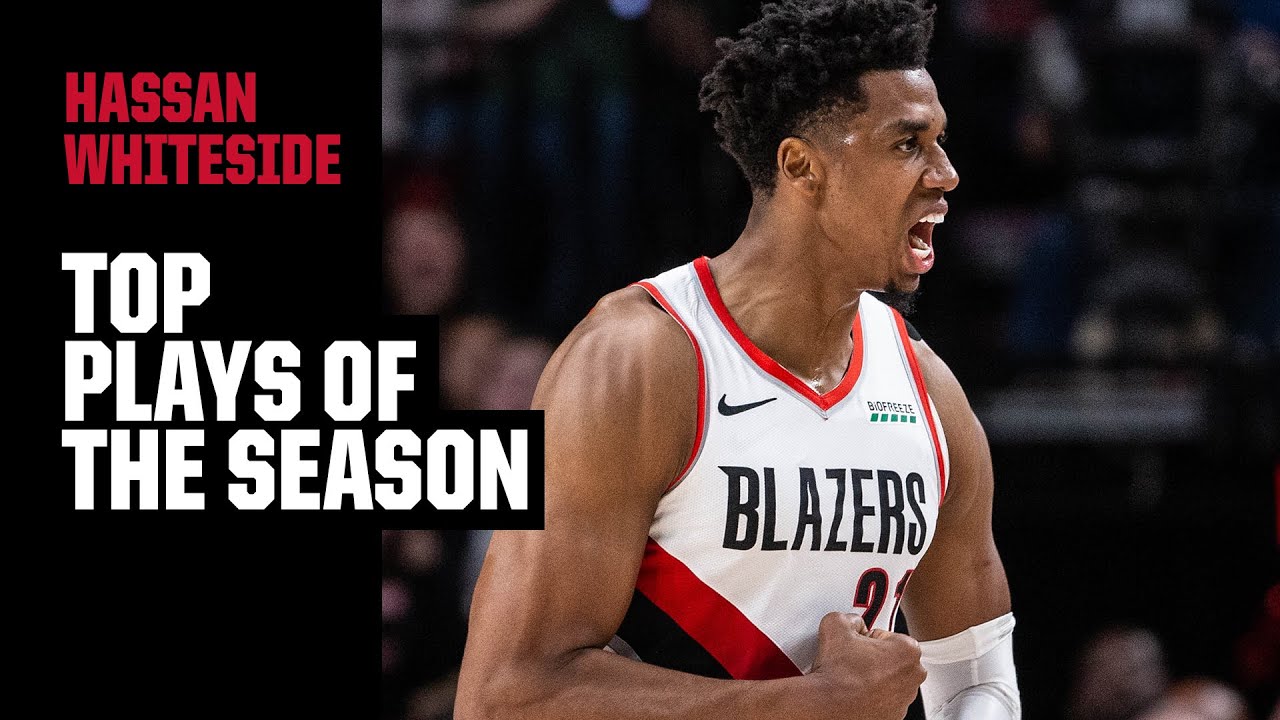 Hassan Whiteside's Top Plays of the 2019-20 Season | Trail Blazers Highlights background