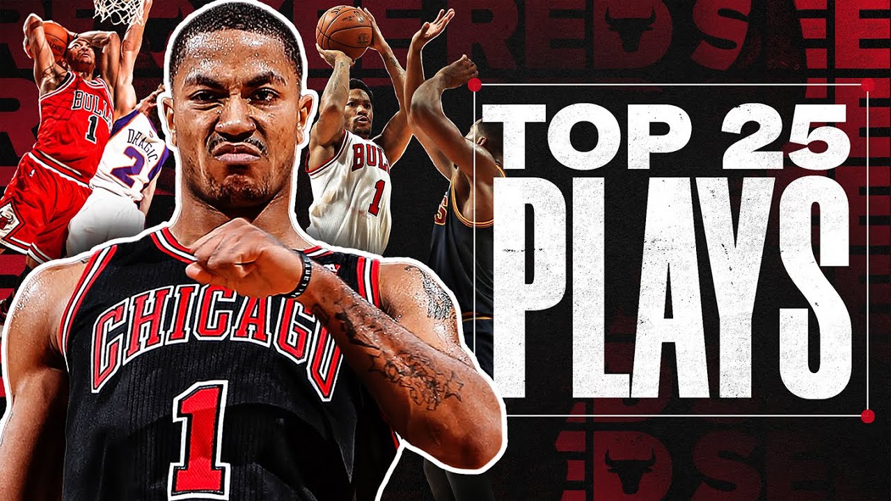 Derrick Rose's Top 25 Plays as a Chicago Bull 🌹
