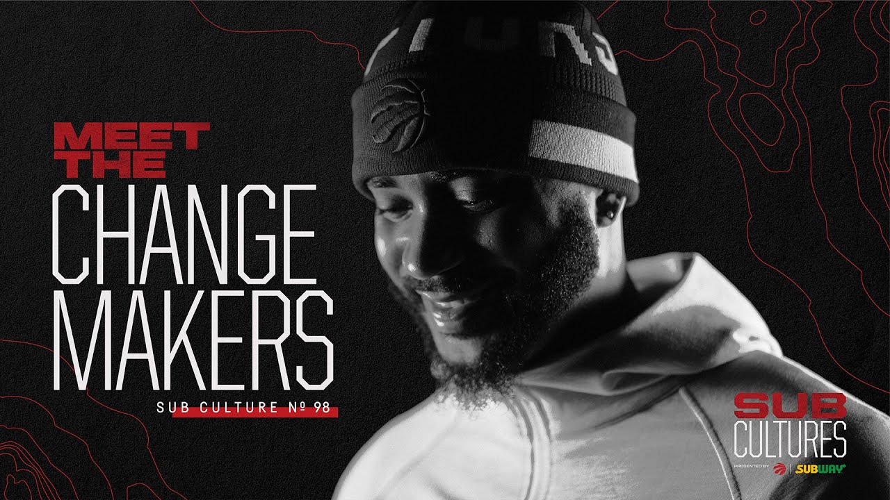 The Changemakers | Toronto Raptors x Subway background