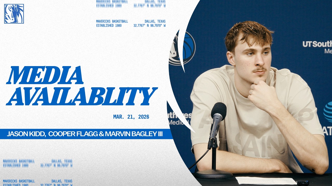 Jason Kidd, Cooper Flagg, & Marvin Bagley III | Post-Game Media Availability vs LAC | 3/21/26