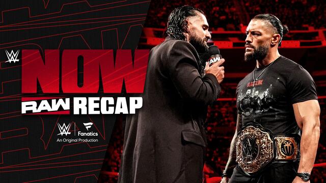 Seth Rollins VOWS to repeat history against Roman Reigns at SummerSlam | Raw Recap: WWE Now background