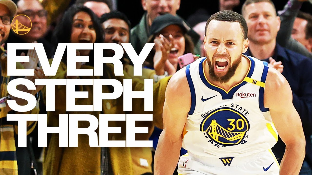 All 311 Steph Curry Threes From 2024-25 NBA Season background