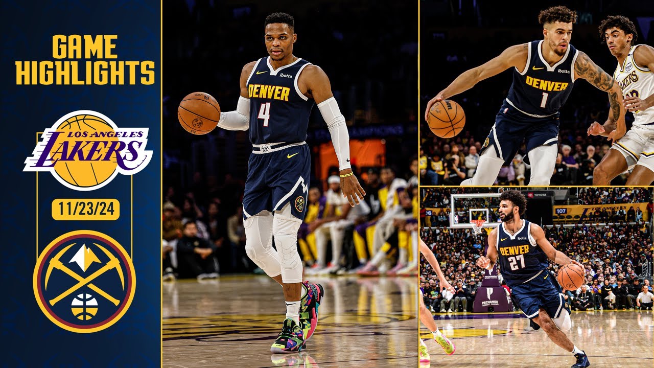 Denver Nuggets vs. Los Angeles Lakers Full Game Highlights 📺 | 11/23/24