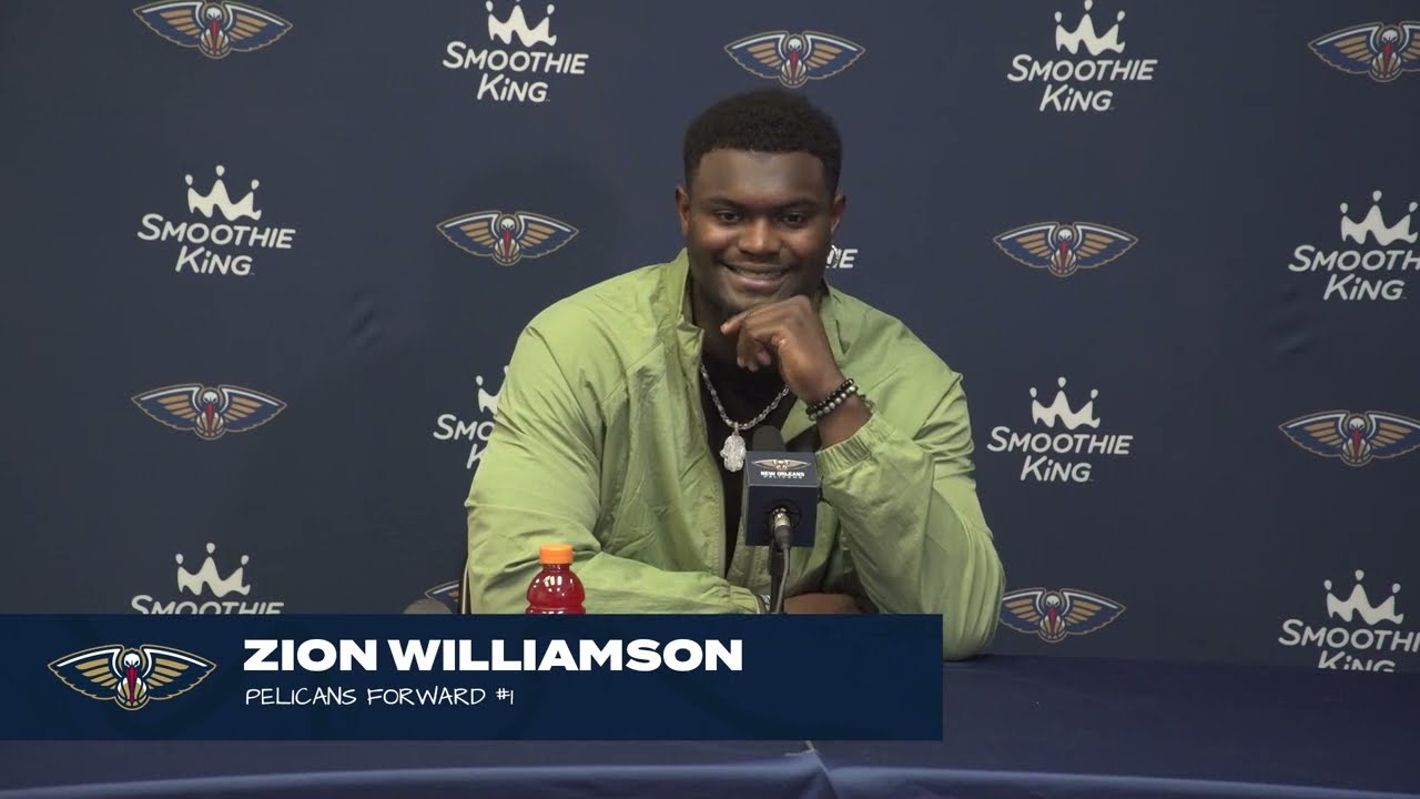 Zion Williamson on Warriors loss, rebound battle | Pelicans-Warriors Postgame Interview 10/30/23 background