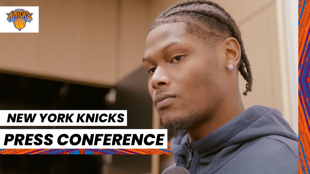 Cam Reddish | NY Knicks Media Availability (10/19)