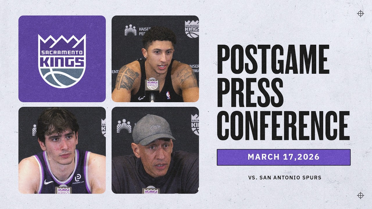 Maxime Raynaud, Nique Clifford & Coach Christie | Postgame Interviews 3.17.26