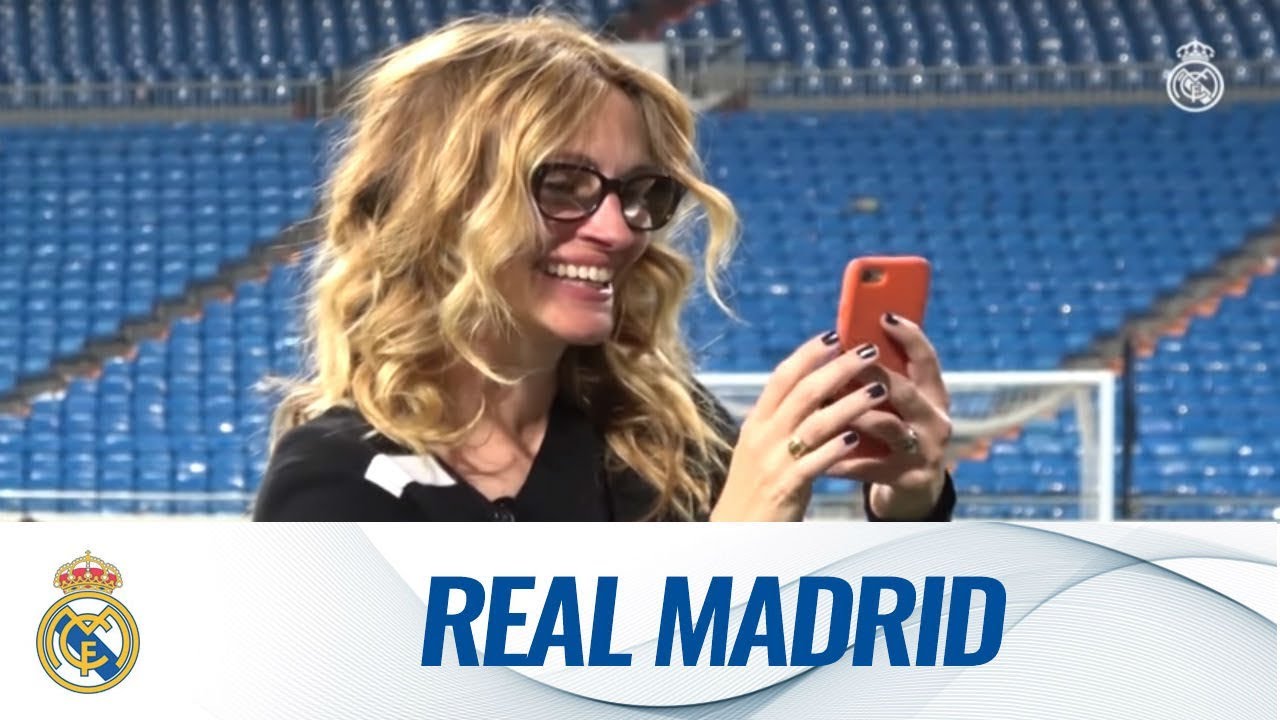 Check out Julia Roberts' Bernabéu experience! background
