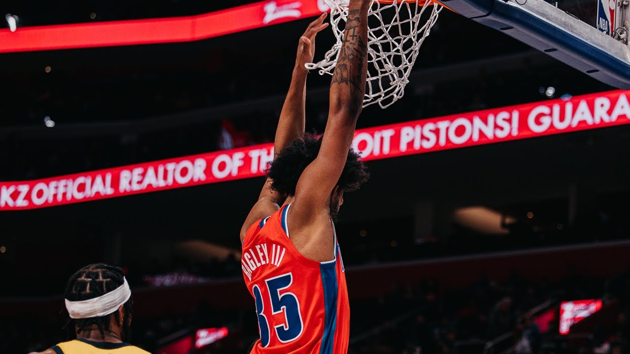 Detroit Pistons Highlights | Marvin Bagley III vs. Indiana Pacers background