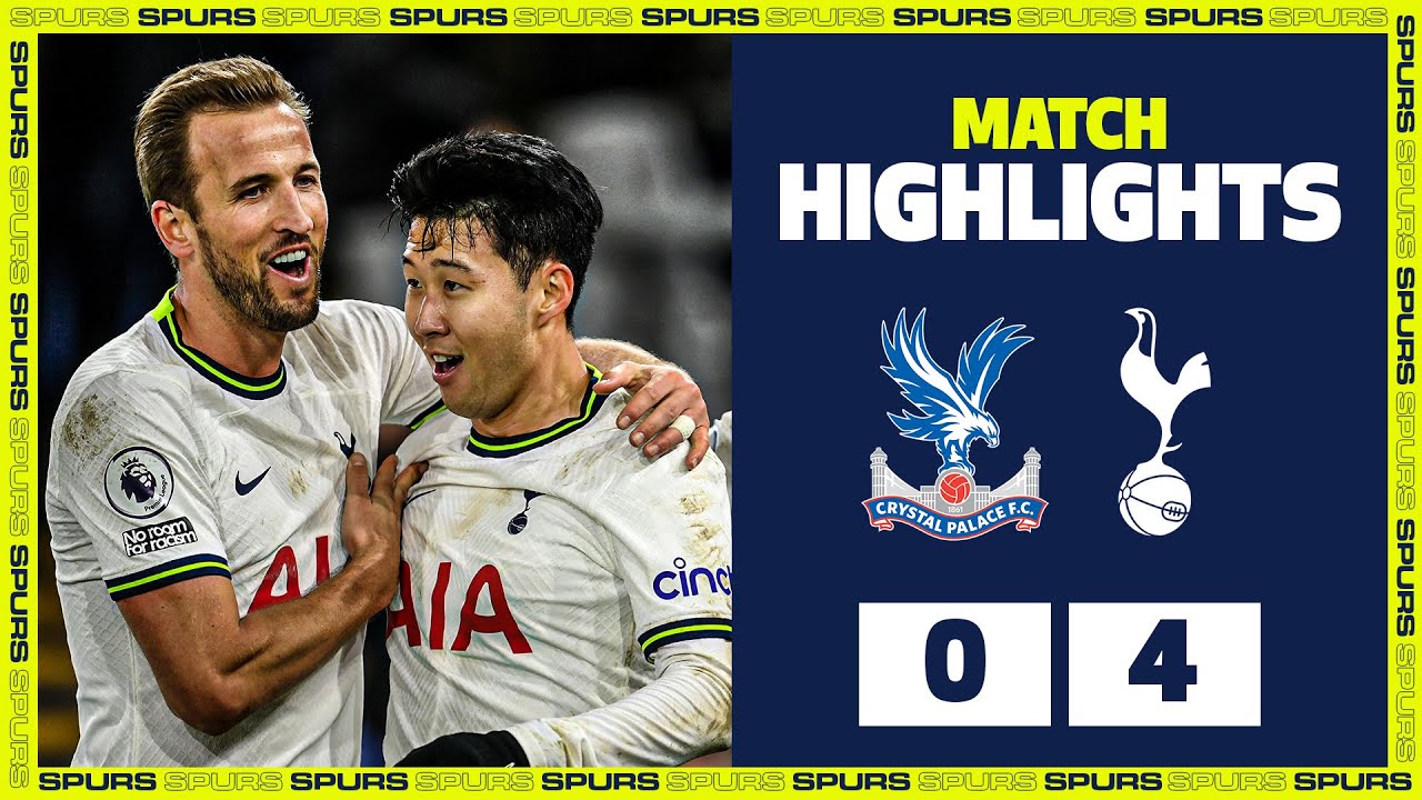 Kane, Son & Doherty score as Spurs put FOUR past Palace | HIGHLIGHTS | Crystal Palace 0-4 Spurs background