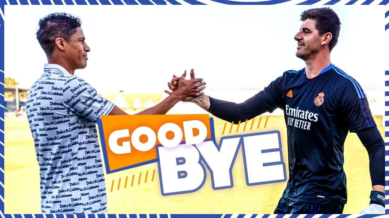 VARANE says GOODBYE to Real Madrid teammates background