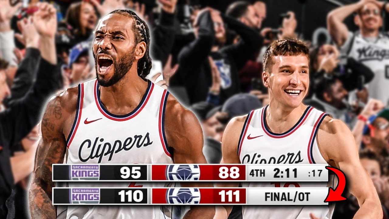 Final 7 mins UNCUT: Kawhi Leonard GAME WINNER of the year đ€Ż background