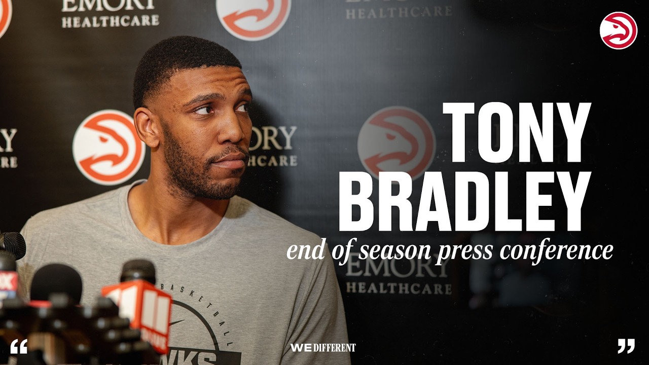 Tony Bradley Atlanta Hawks End of Season Press Conference