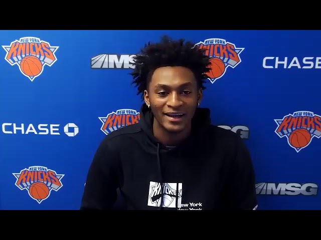 New York Knicks Media Day 2020: Immanuel Quickley