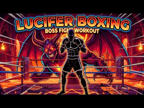 🔥LUCIFER BOXING ARENA🥊Hell Boss Fight Workout | Interactive Rhythm Boxing Game 🎮 Immersive Warm Up🔥