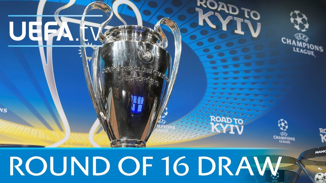 UEFA Champions League 2017/18 round of 16 draw background