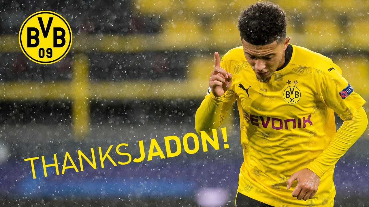 Thanks, Jadon! | Jadon Sancho leaves Borussia Dortmund background