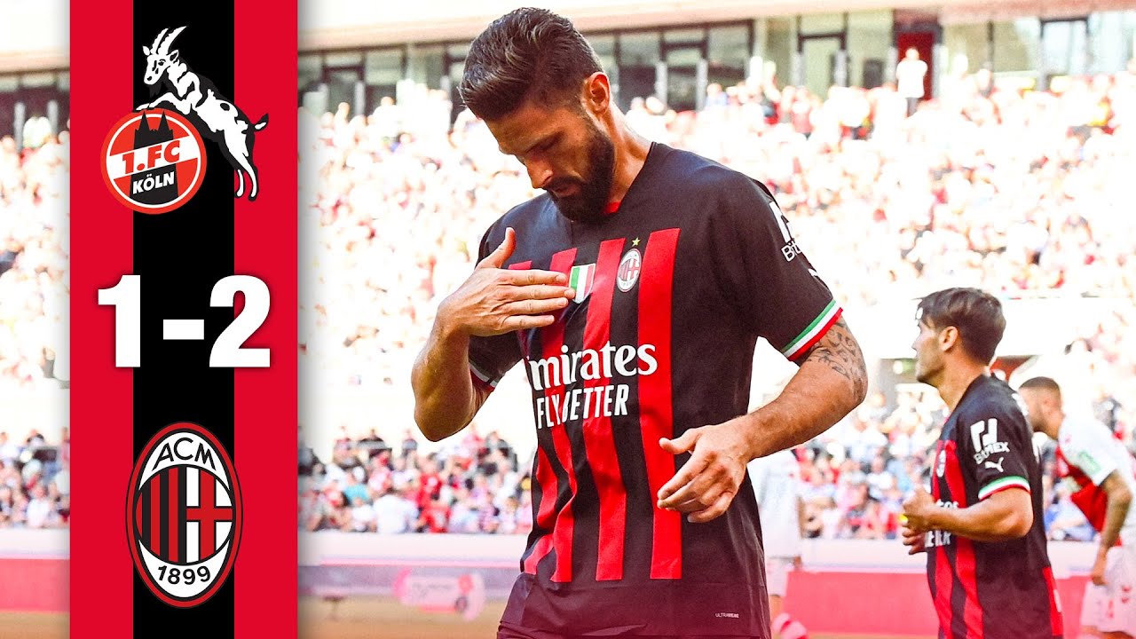 Giroud with a brace ⚽⚽ | 1. FC Köln 1-2 AC Milan | Highlights Telekom Cup