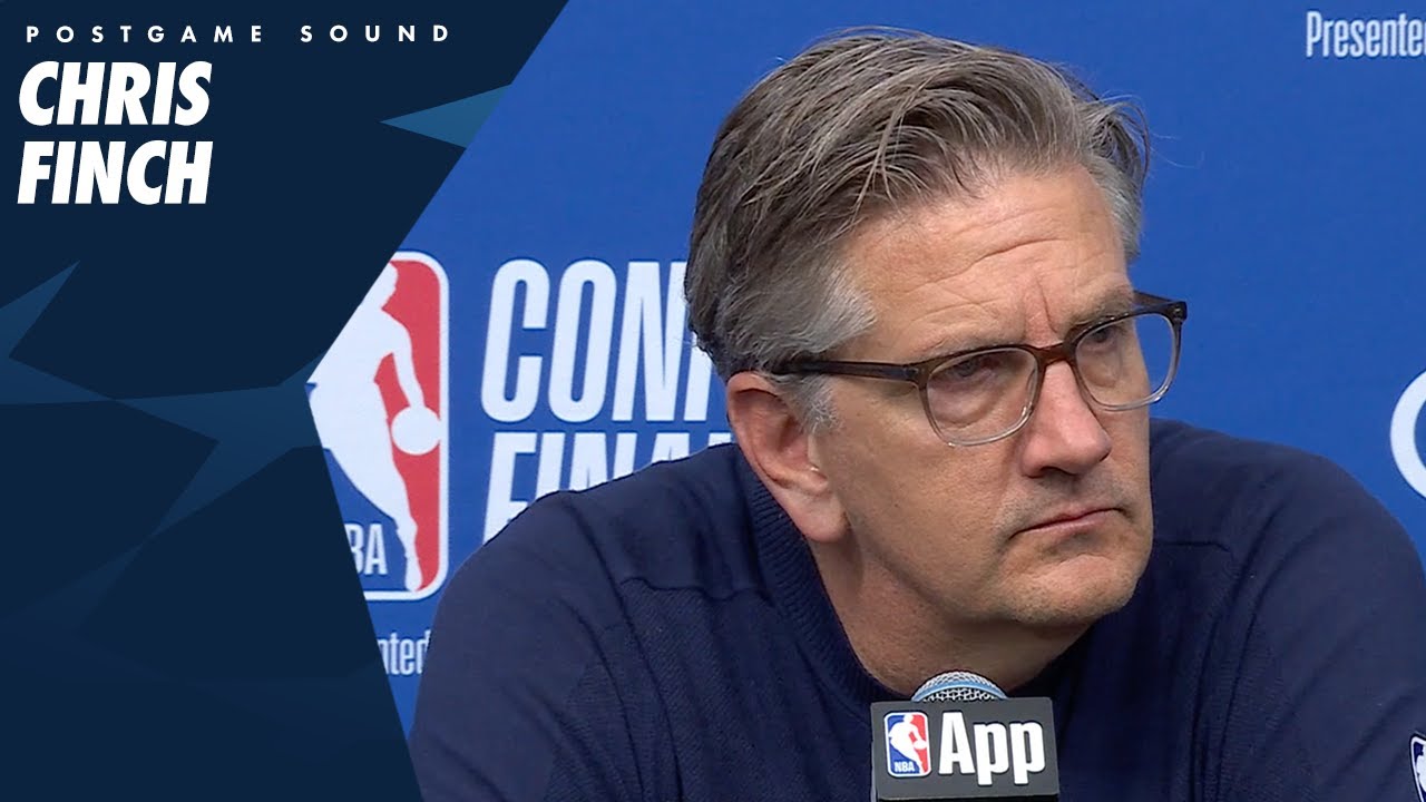 “This Isn’t The Formula To Get It Done." | Chris Finch WCF Game 4 Postgame Sound | 05.26.25 background