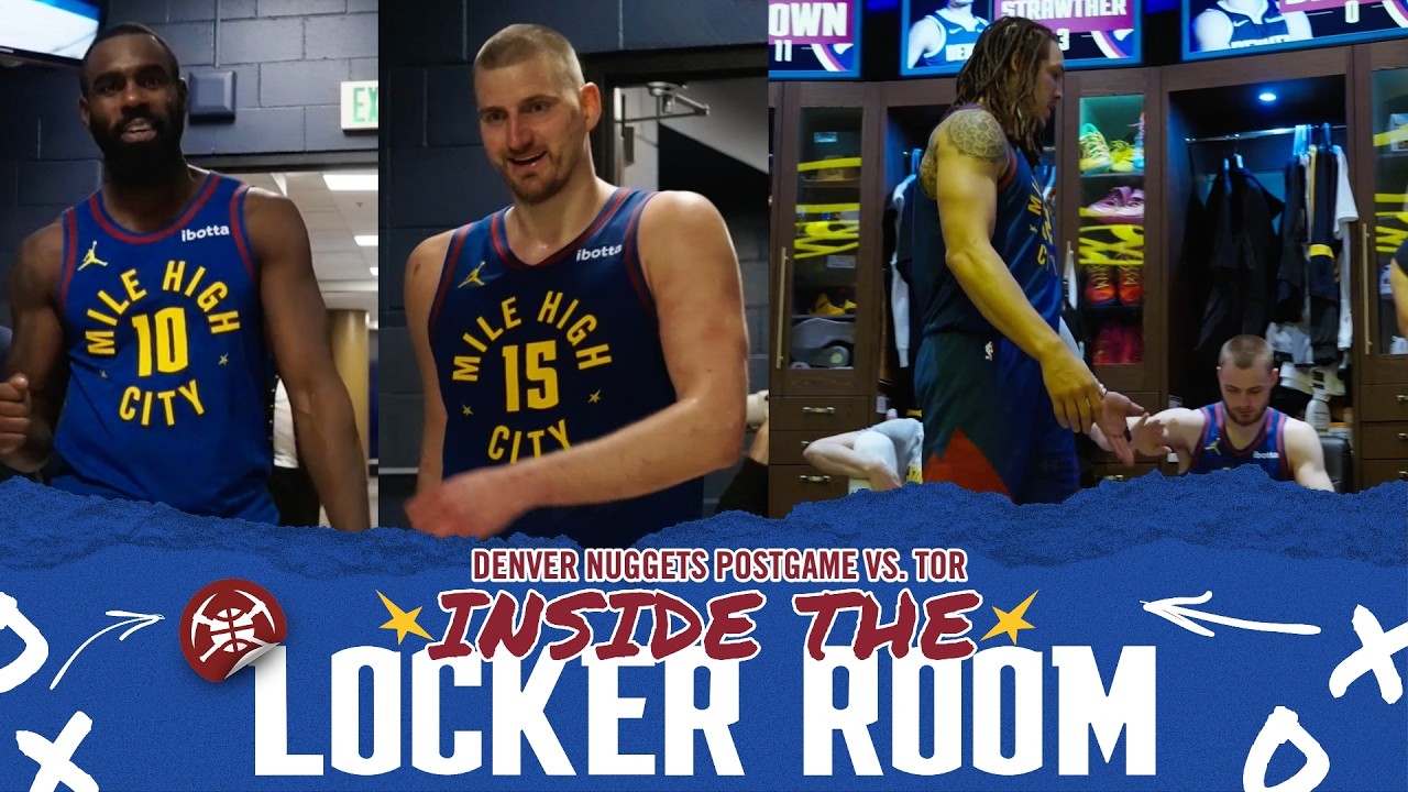 Inside The Denver Nuggets Locker Room After Win vs. TOR
