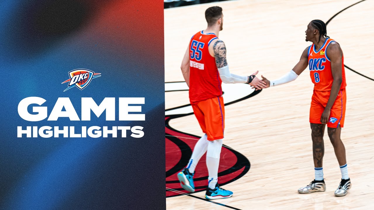 OKC Thunder at Miami Heat | Game Highlights | December 20, 2024 background