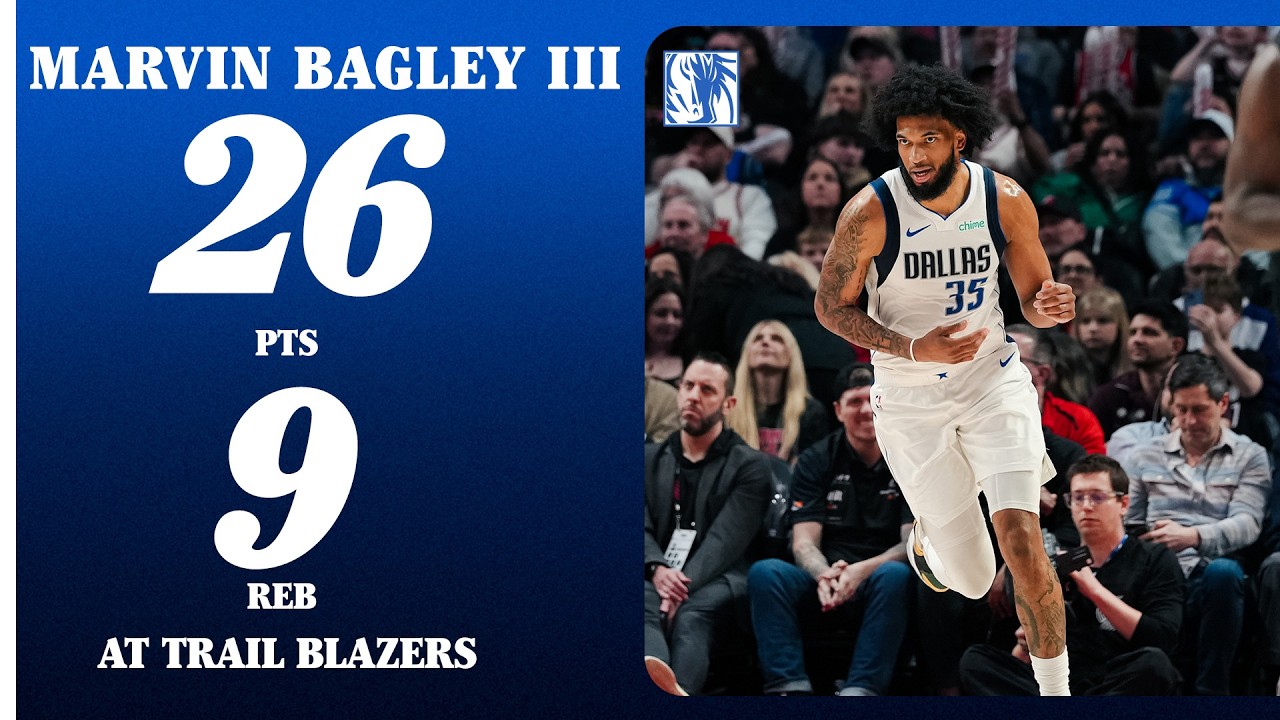 Marvin Bagley III (26 PTS 9 REB) at Portland Trail Blazers | March 27, 2026