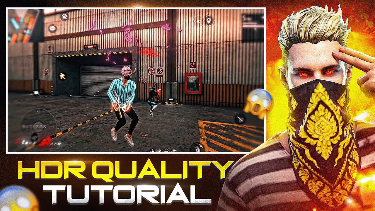 How to Increase free fire video Quality π€― | Free fire 4k HDR quality tutorial