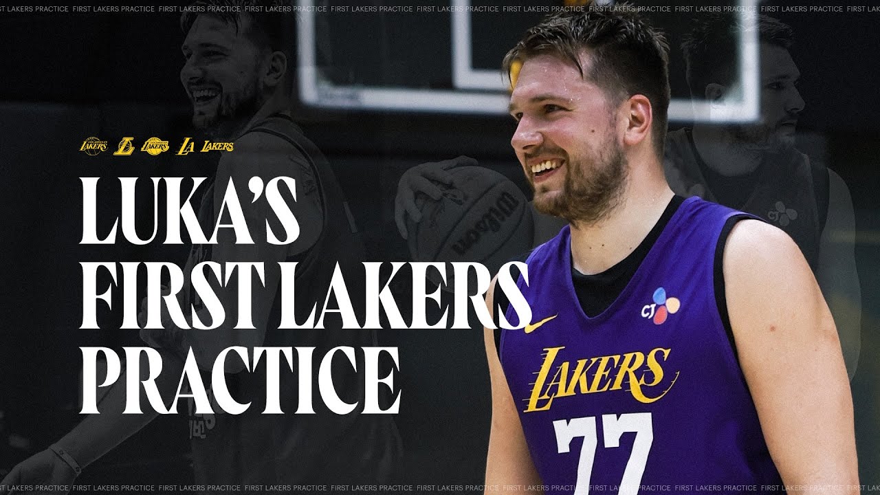 Behind the Scenes: Luka's FIRST Lakers Practice