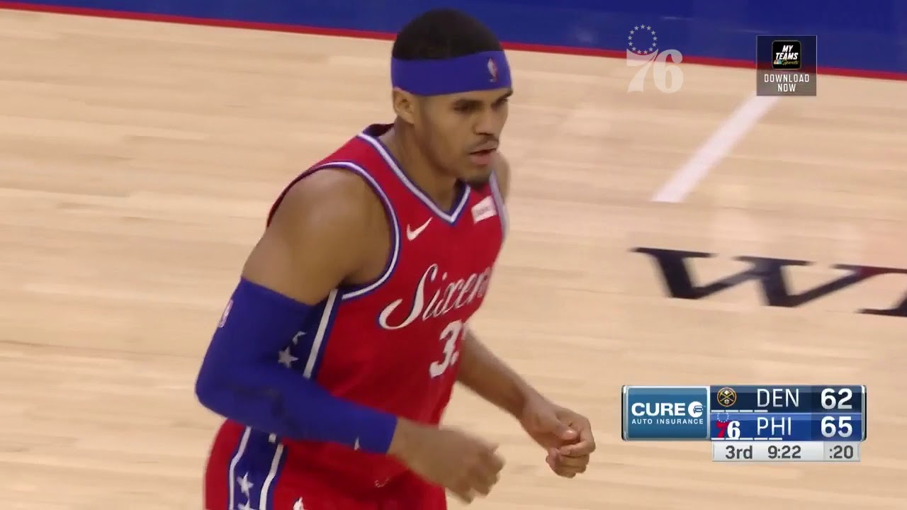 Tobias Harris | Highlights vs Denver Nuggets (2.8.19) background