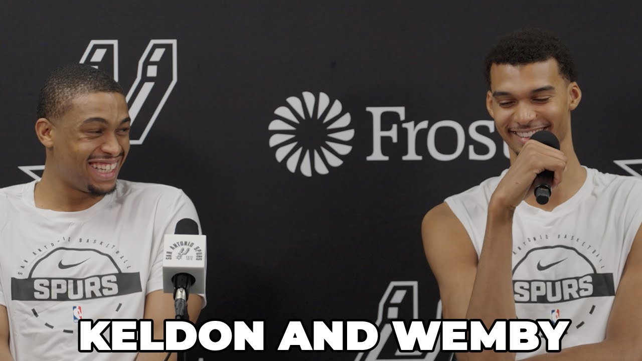 Victor Wembanyama and Keldon Johnson on Team Win in Front of Home Crowd