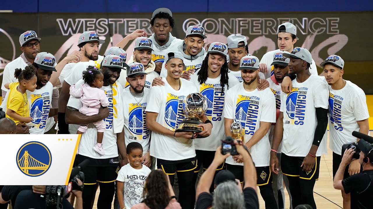 Golden State Warriors Are 2022 Western Conference Champions | Full Ceremony background