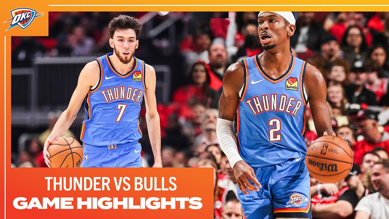 OKC Thunder at Chicago Bulls | Game Highlights | October 25, 2023