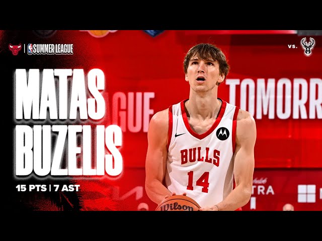 Matas Buzelis shows off smooth moves in Bulls Summer League debut background