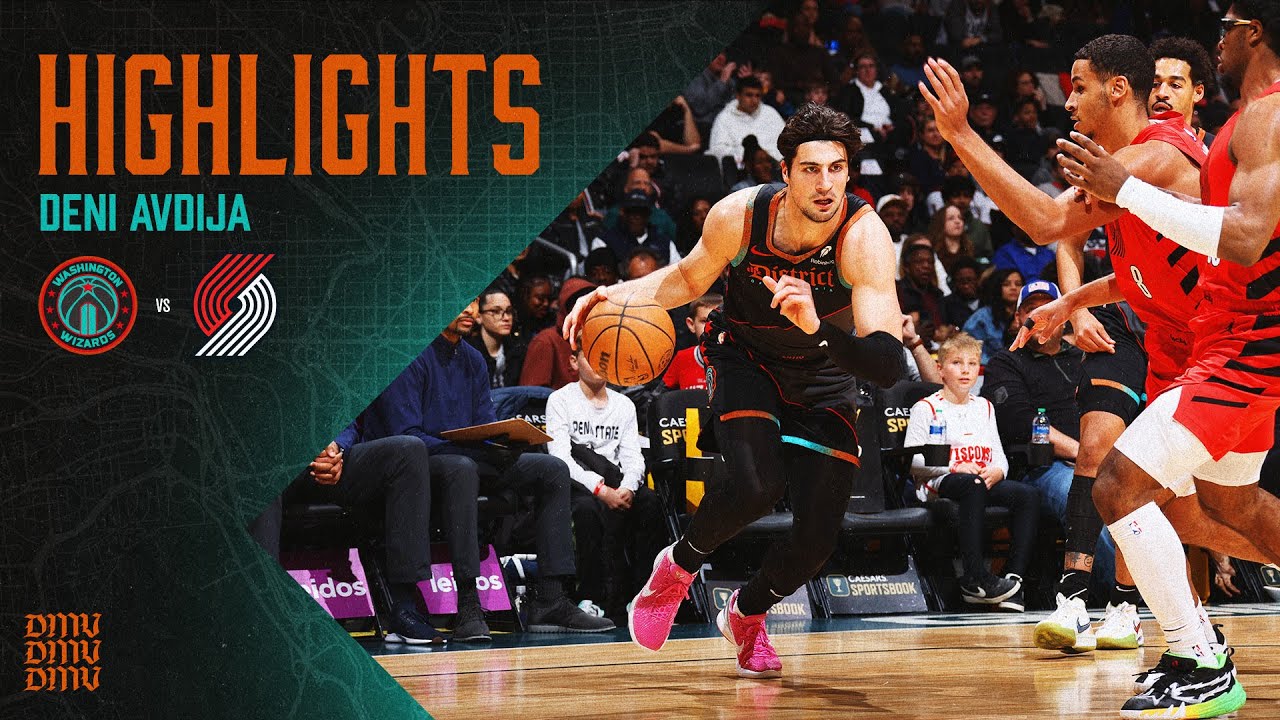 Highlights: Deni Avdija with 22-point, 12-rebound double-double vs. Portland Trail Blazers | 4/5/24