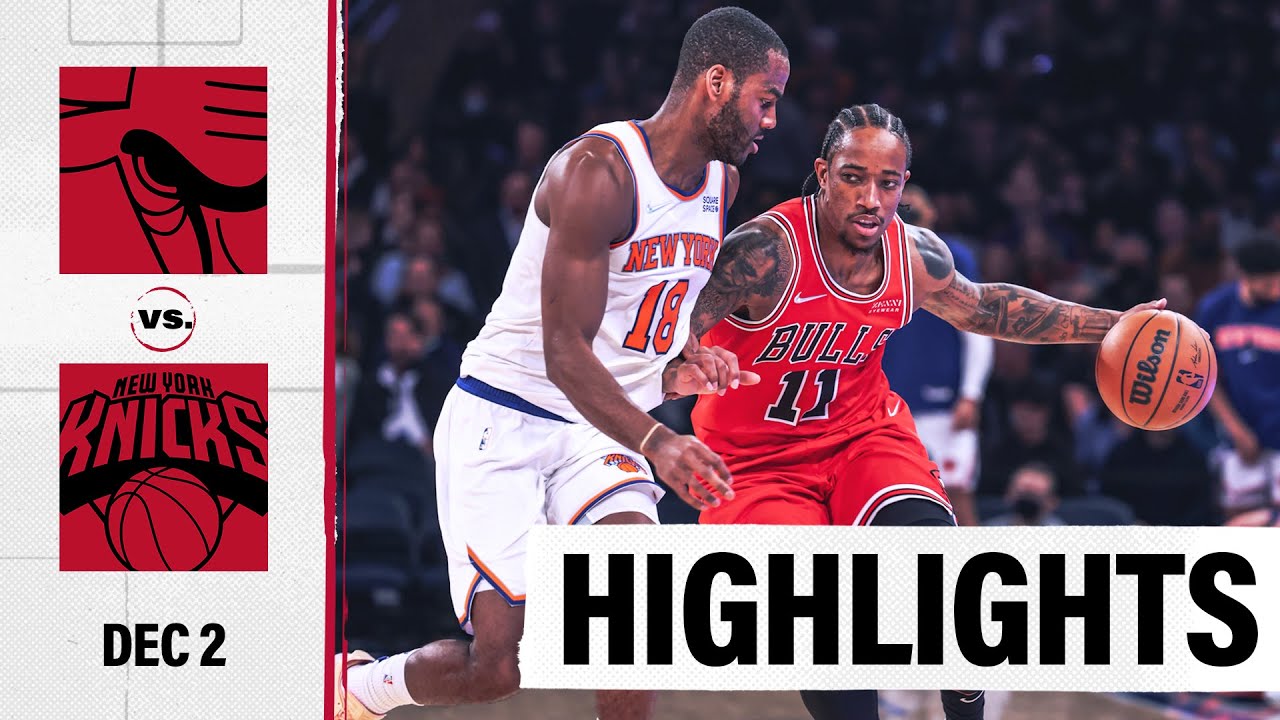 HIGHLIGHTS: DeMar DeRozan, Chicago Bulls come up clutch in win vs. Knicks background
