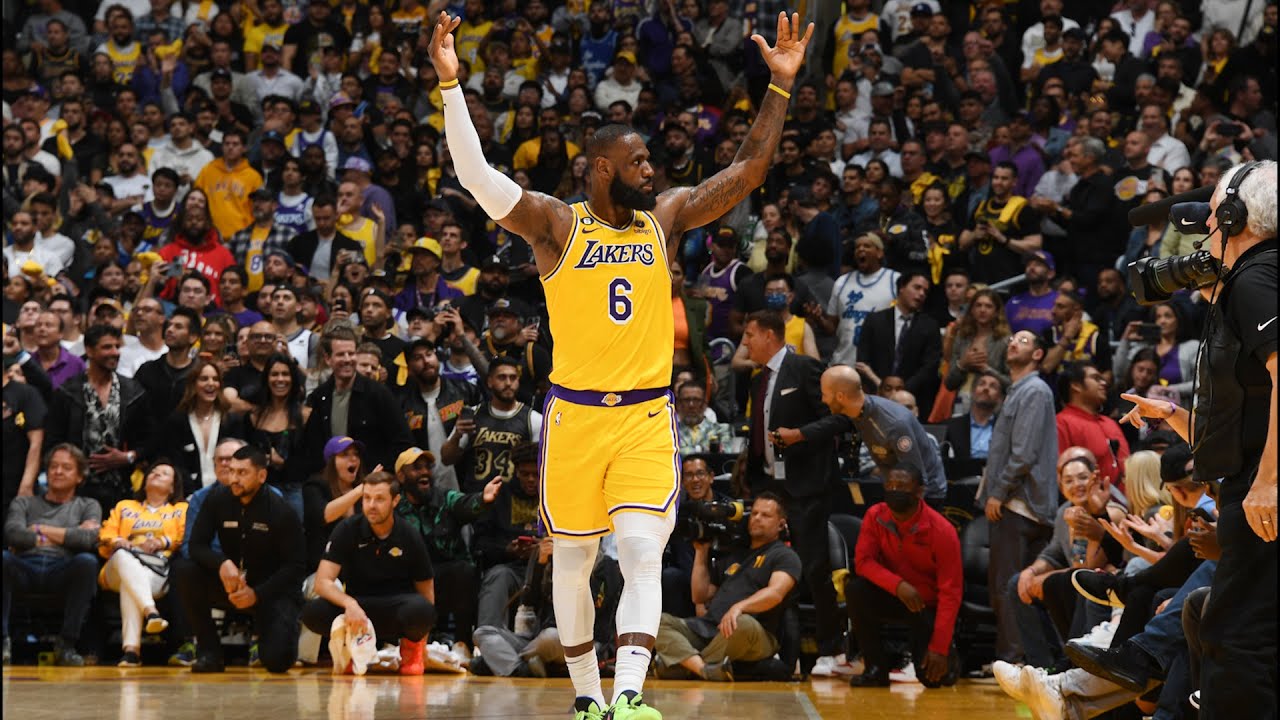 The Sounds of a Lakers Playoff Game background