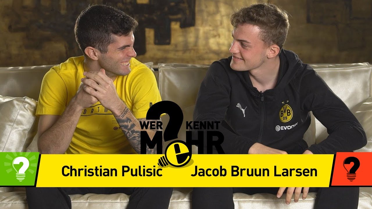 Christian Pulisic vs. Jacob Bruun Larsen | Who knows more? - The BVB-Duel background