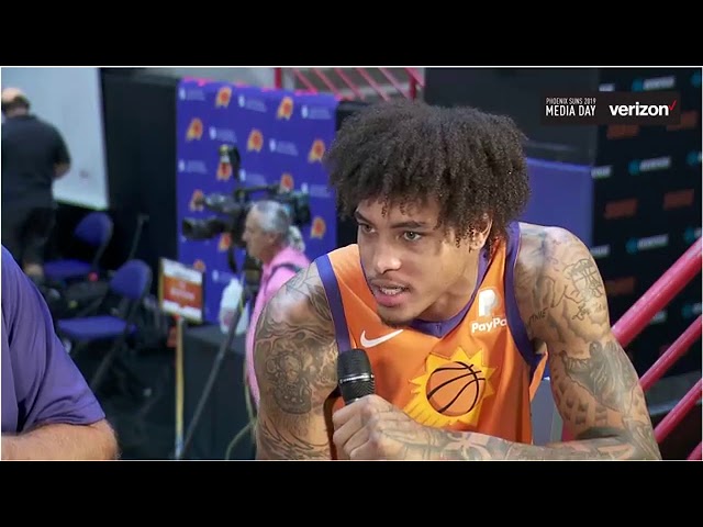Suns Media Day 2019 | Kelly Oubre Jr. Interview background