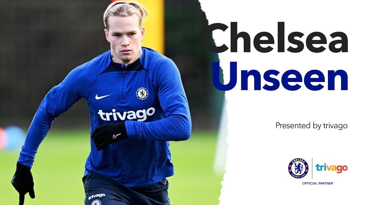 Mudryk WOWS squad with POWER shots! 💥 | Chelsea Unseen | Presented by trivago background