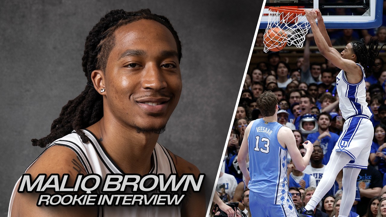 Maliq Brown's FIRST Interview as a Spur - 2026 Spurs NBA Draft Class