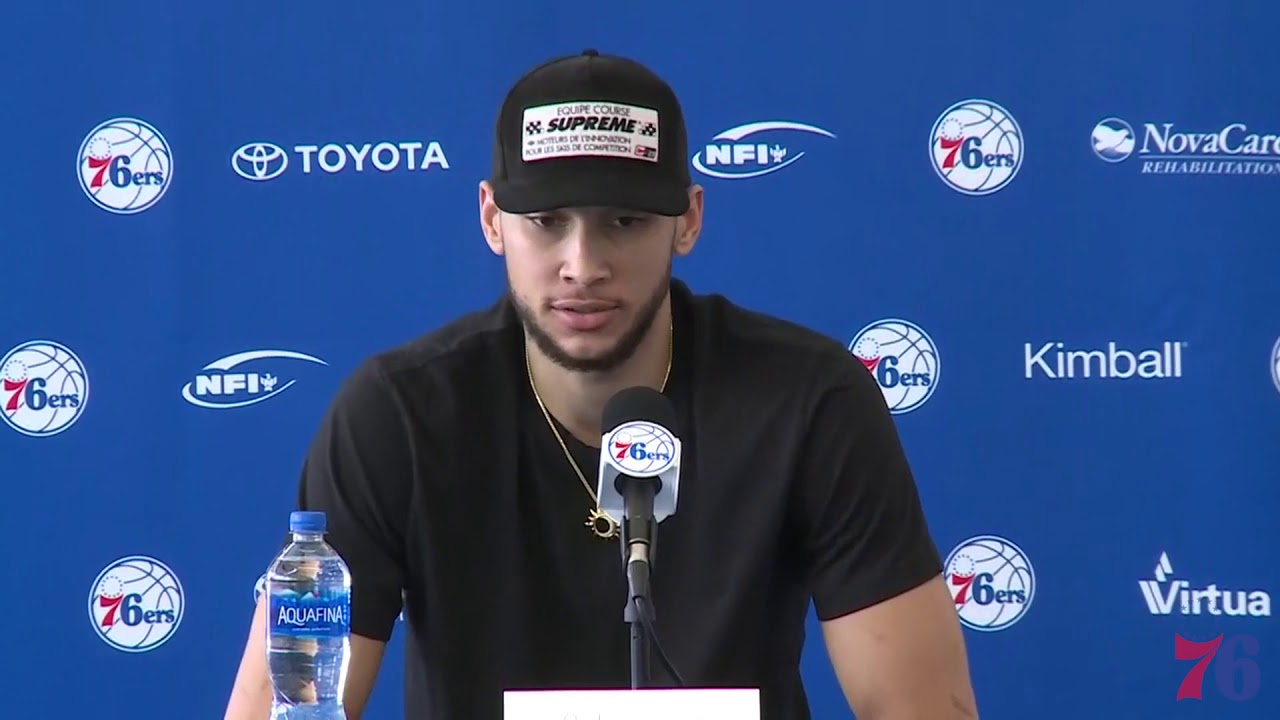 76ers Exit Interview 2018 | Ben Simmons (5.10.18) background