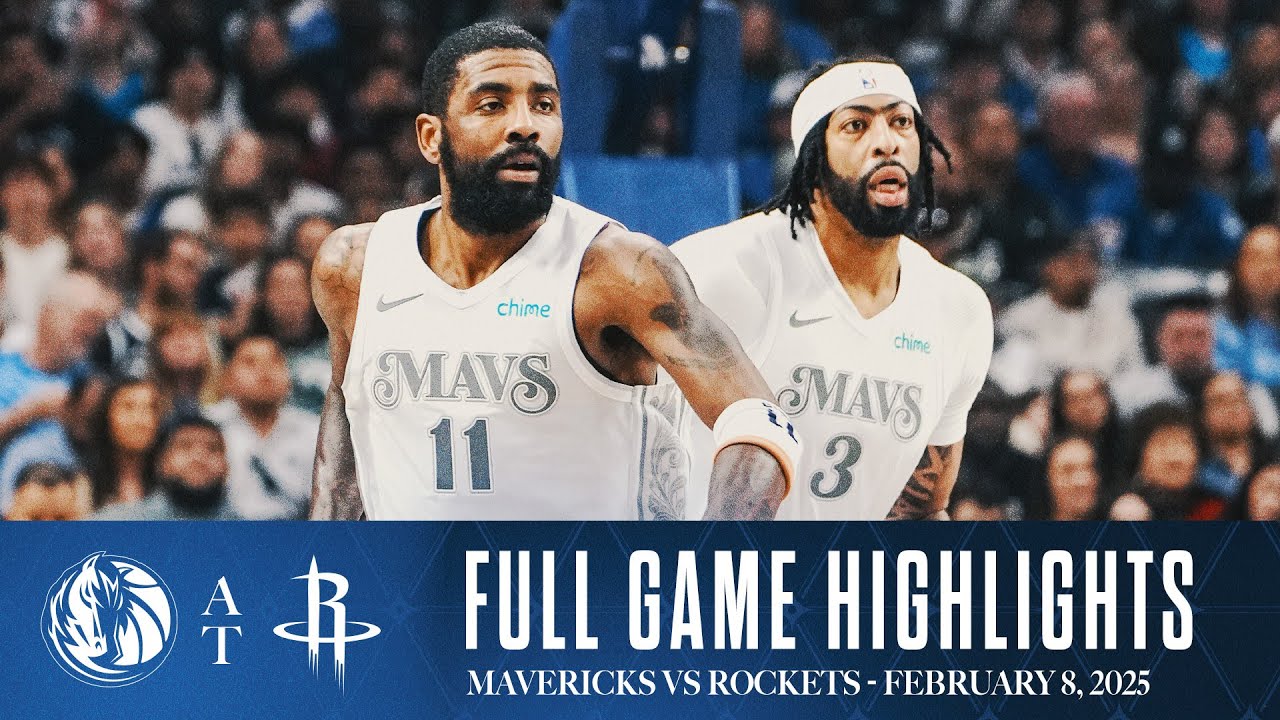 Dallas Mavericks Highlights vs. Houston Rockets | February 8, 2025 background