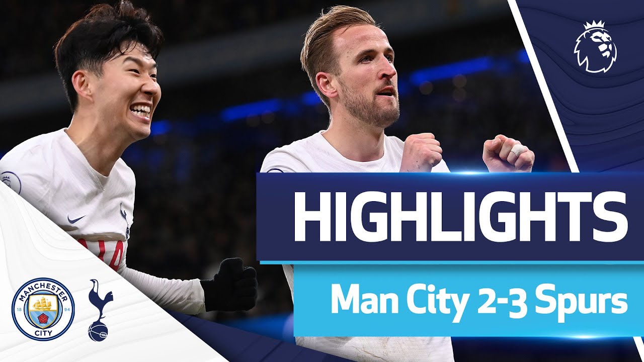 Kane 95th minute WINNER to beat the Champions | Man City 2-3 Spurs | EXTENDED HIGHLIGHTS background