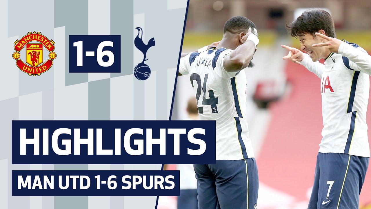 HIGHLIGHTS | MANCHESTER UNITED 1-6 SPURS | Ndombele, Son, Kane & Aurier score in emphatic win background