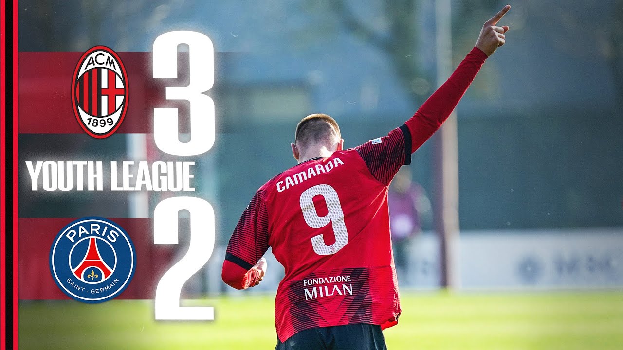 Nsiala, Sia and Camarda's masterpiece | AC Milan 3-2 PSG | #YouthLeague | Highlights
